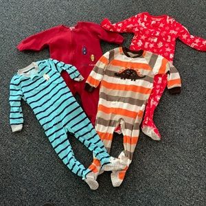 Carter’s Fleece Footie Pajamas - Set of 4